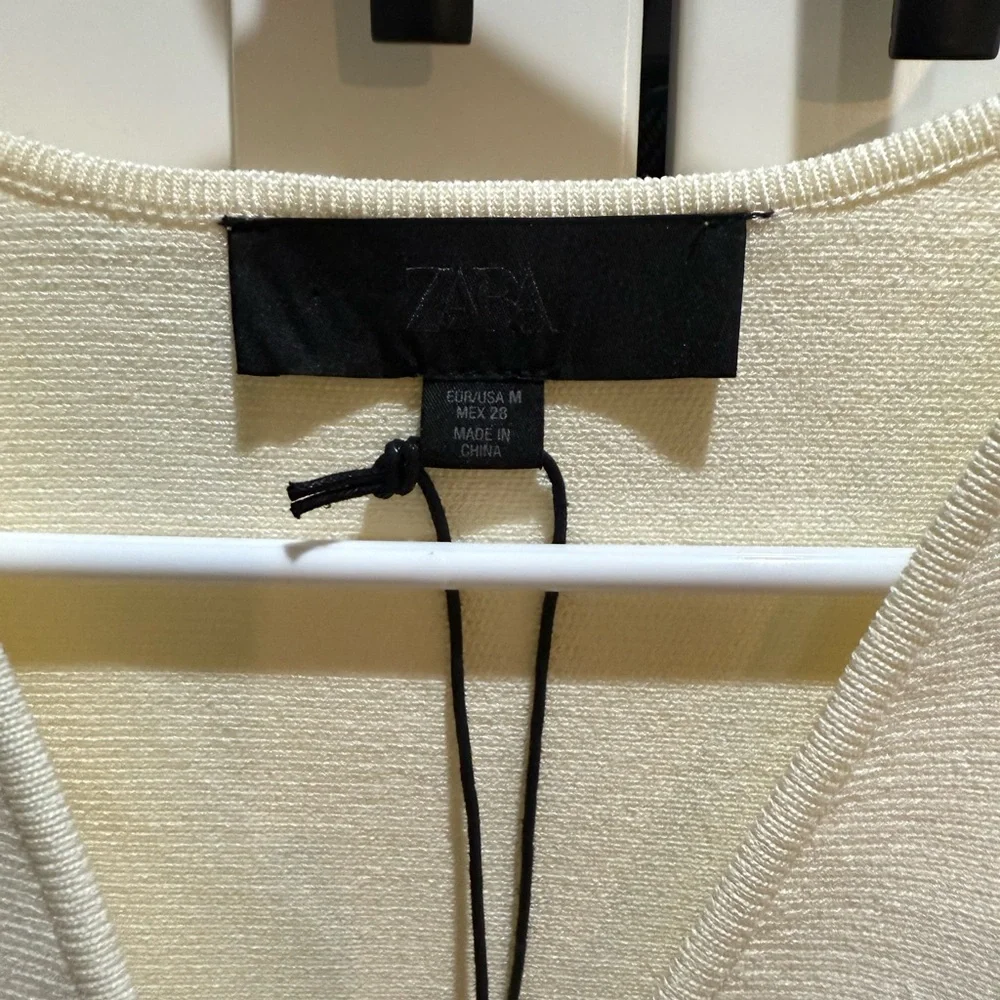 Cream Women's Cardigan - Picture 3 of 3